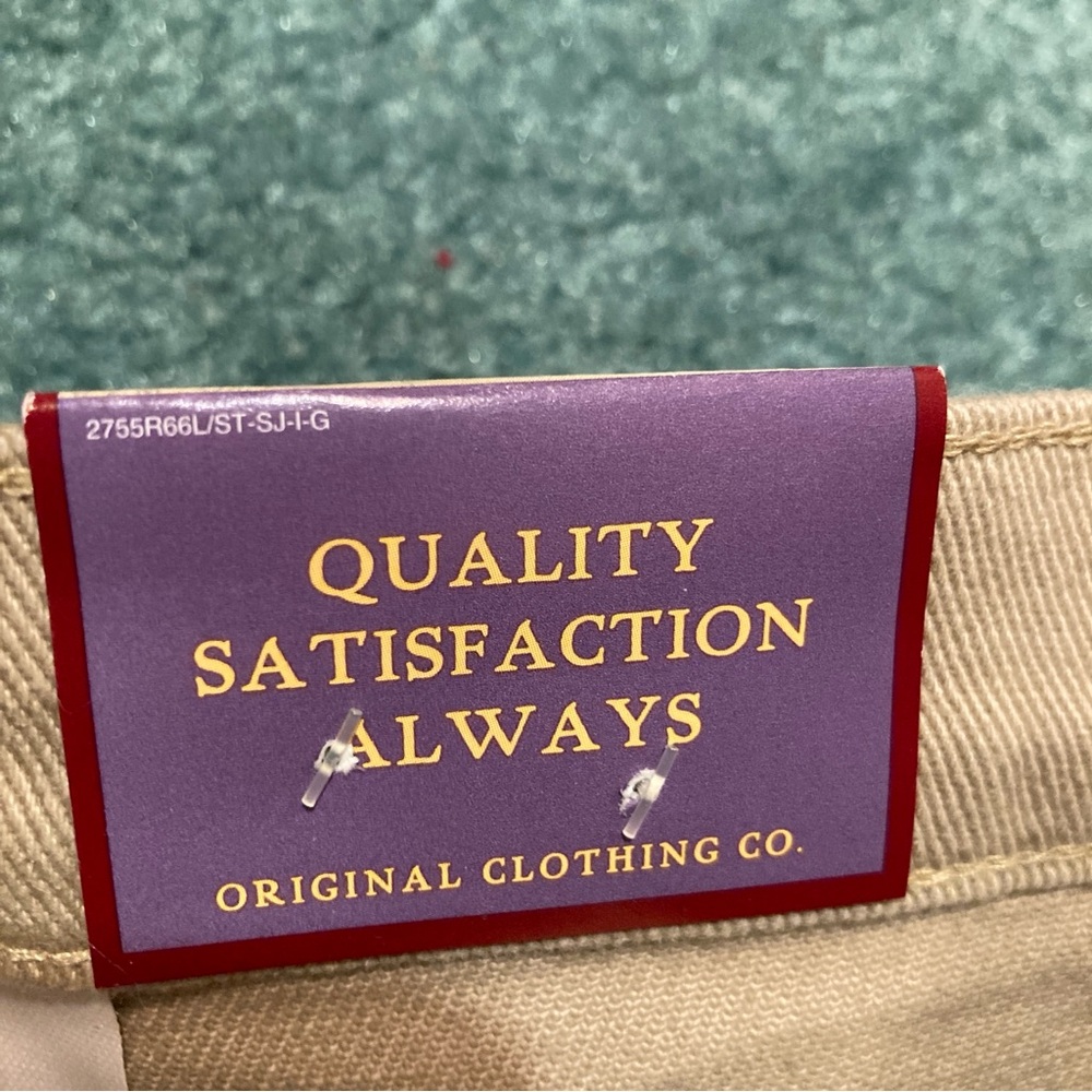 NWT Route 66 Vintage 90s Jeans Stretch Fit High Rise Denim Tan Size 15/16 - Picture 9 of 12